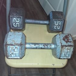 Dumbbells 25 Pounds Set