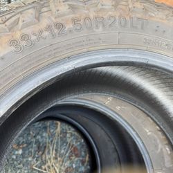 4 Red Dirt Tires 33 X 12.50 R20