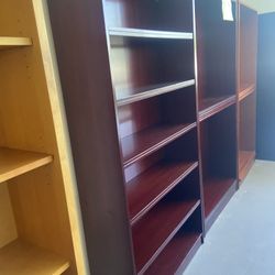 Wood Bookcases 72”h New Sale