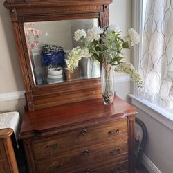 Antique Dresser w/ Mirror
