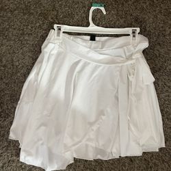 Shein White Skirt 