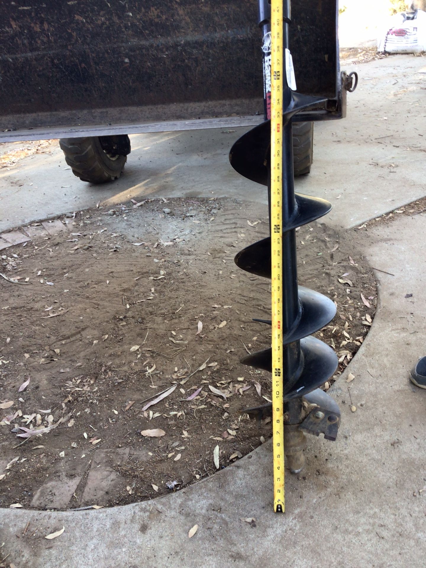 9”tractor Auger Bit Heavy Duty Will Like To Exchange It For A 6”