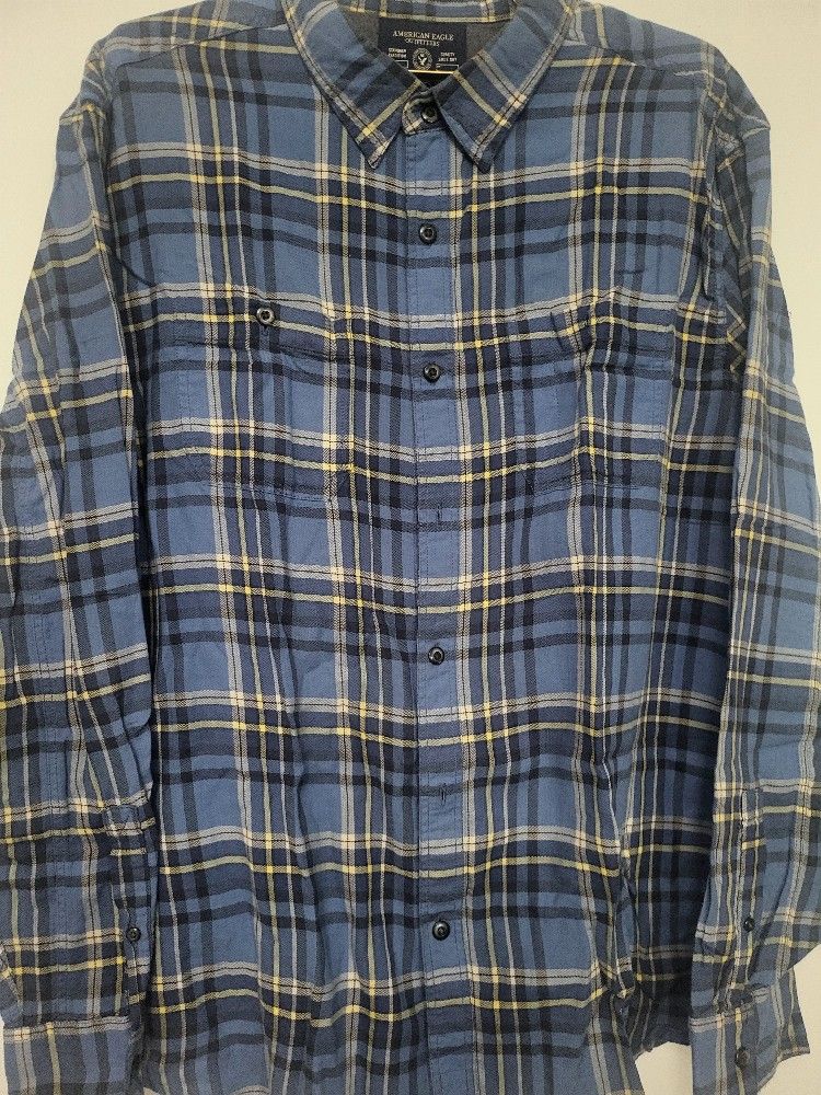 2 Plaid Long Sleeve Shirts