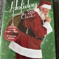 39 Holiday Family Classics (Set Of 4 DVDs With 12 Holiday Movies & 27 Cartoons) 