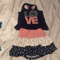 Little Girls 4th Of July Dress