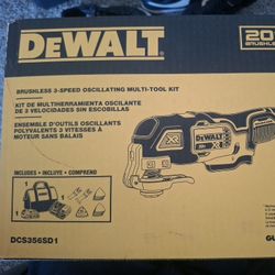 DeWalt Brushles 3-Speed Oscillating Multi Tool Kit