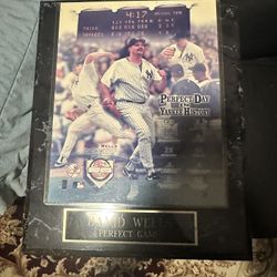 David Wells Perfect Game Picture 