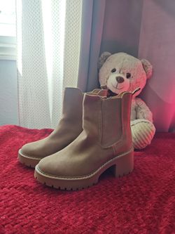 Tan Suede Chelsea Ankle Boots  from Target