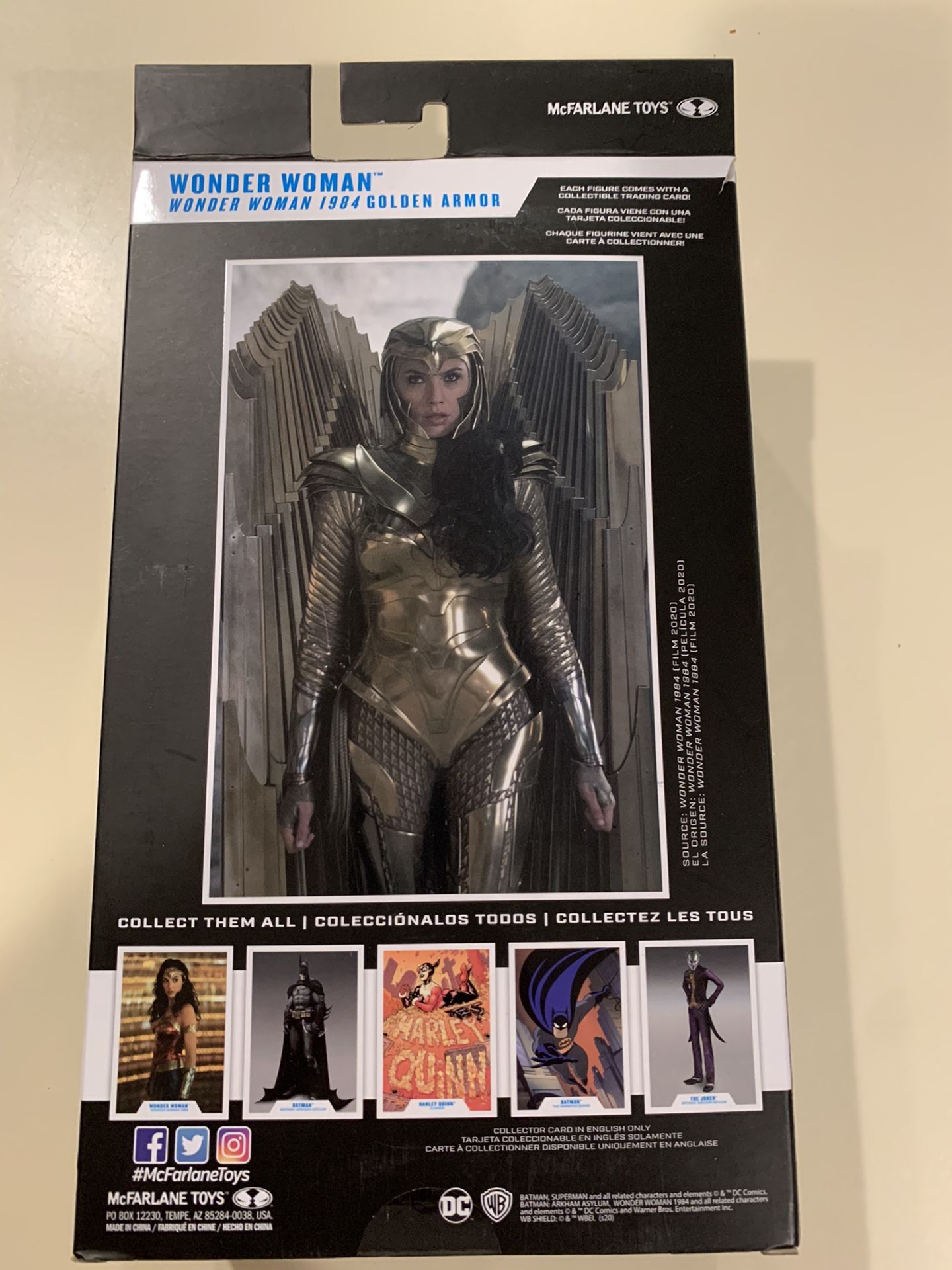 McFarlane Toys DC Multiverse 7" Wonder Woman Golden Armor Action Figure New 2020