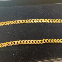 18K Yellow Gold Miami Cuban