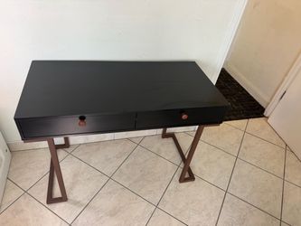 Black desk