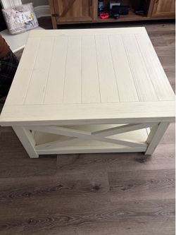 Square coffee table