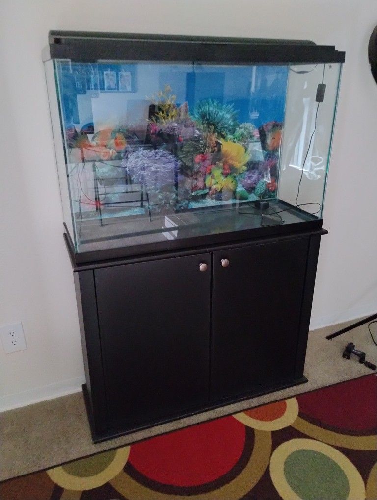 Aqueon 45 Gallon Aquarium - Fish Tank With Stand