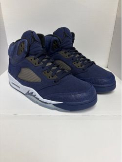 Jordan Air 5 Retro SE Midnight Navy Suede High Top FD6812-400 Men’s Size 10.5