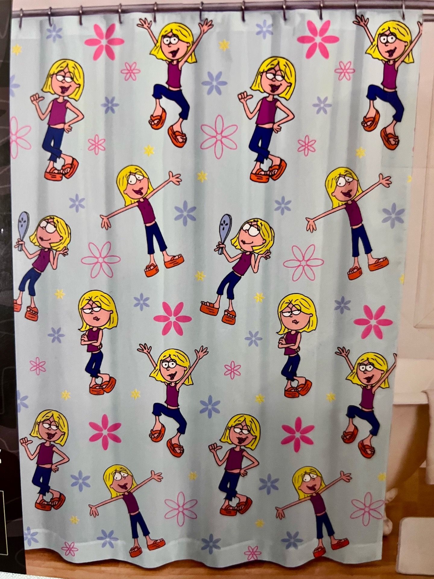 Lizzy McGuire shower curtain