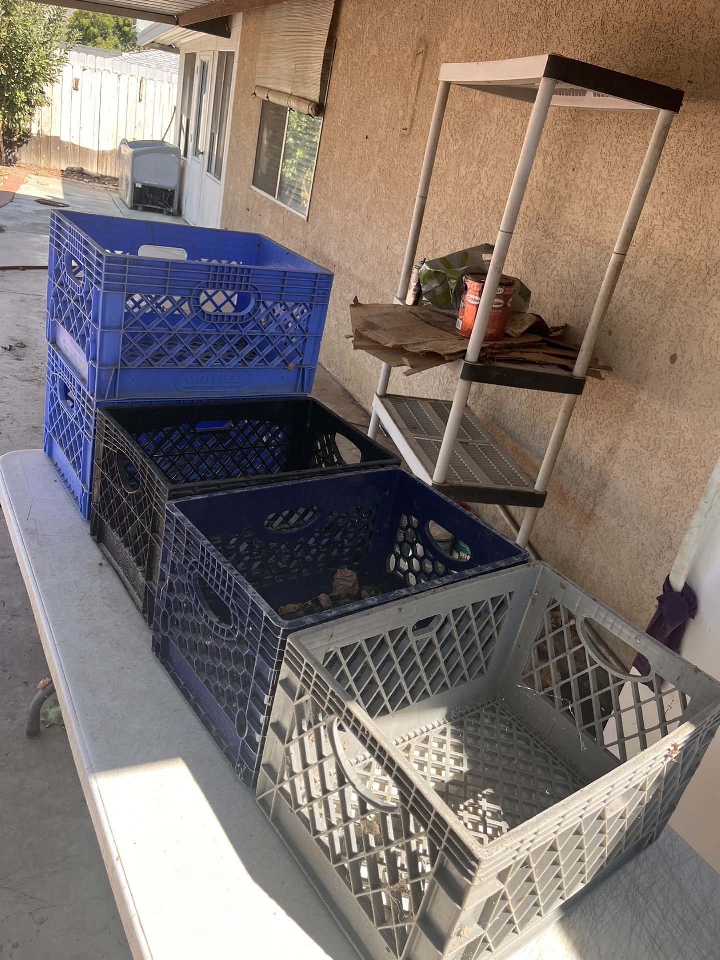 Plastic Milk Crates