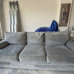 Blue/Gray Sofa 