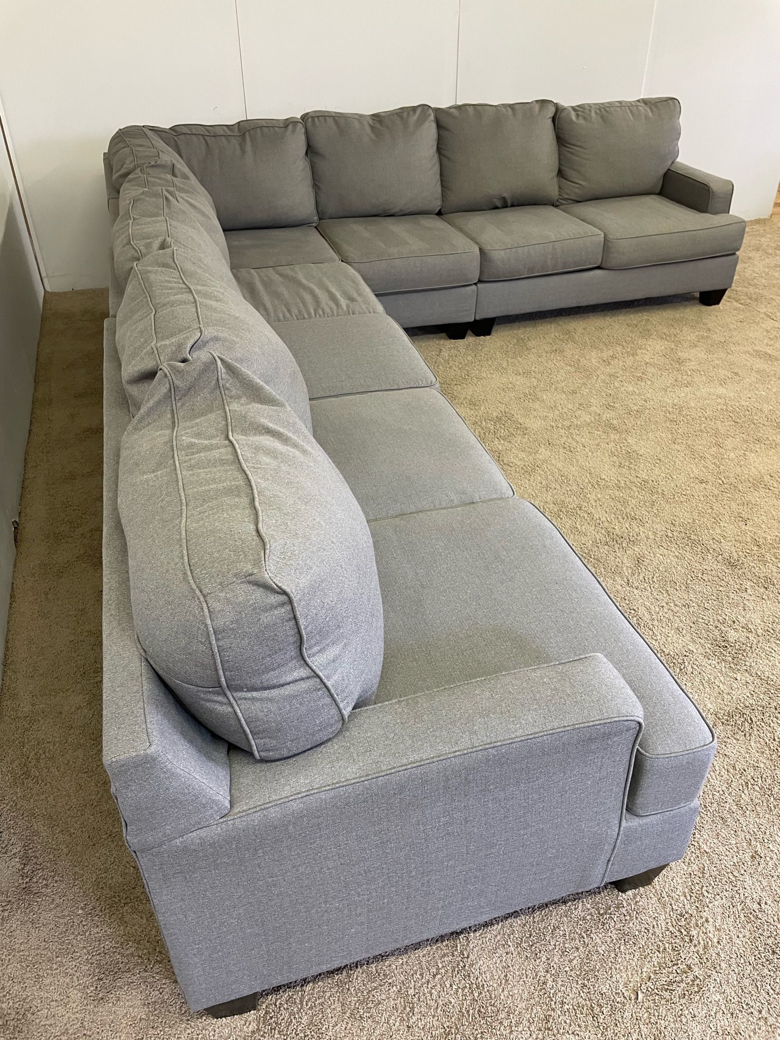 Gray Ashley Furniture Sectional Couch Sofa *free Delivery*