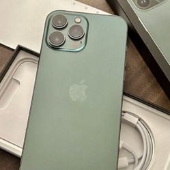 Apple iPhone 13 Pro Max 256GB Alpine Green UNLOCKED with Original Box 