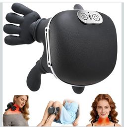 Shoulder & Neck Massager with Heat, 4D Bionic Kneading Deep Tissue Massage
Heated Back & Shoulder Massager, Cordless Human-Like Hands Massage, 15-Min