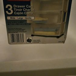 Sterilite 3 Drawer Cart