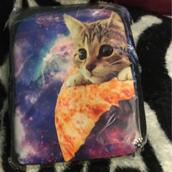 New!!’Too Cute 🤍💕Galaxy Pizza 🍕 Cat 😽Lunch Bag 