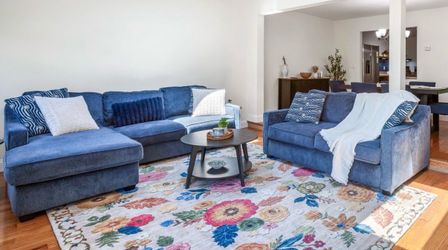 Modern Sectional Sofa with Chaise and Loveseat