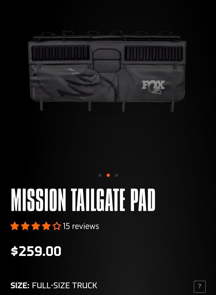 Fox Mission Tailgate Pad