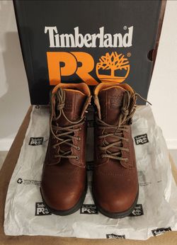 Timberland PRO Women's TiTAN 6" Alloy Toe Work Boots - NIB- Size 10 Medium - TB 126388 210 NEW
