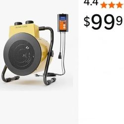 Greenhouse electric fan heater