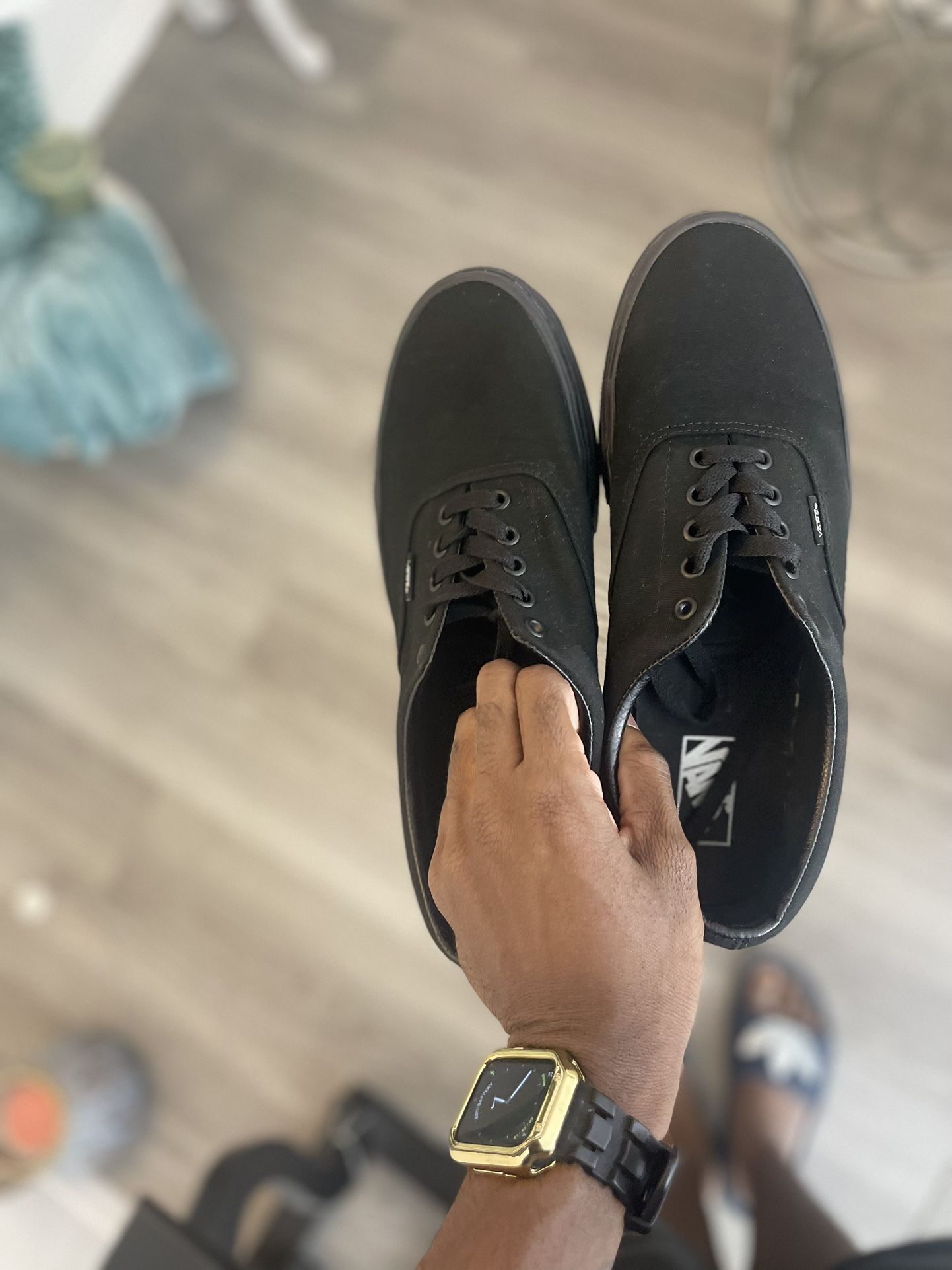 Men’s Vans Shoe All Black Size 11.5