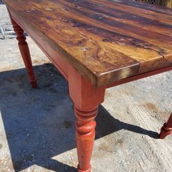 Mezquite Red Dining Table