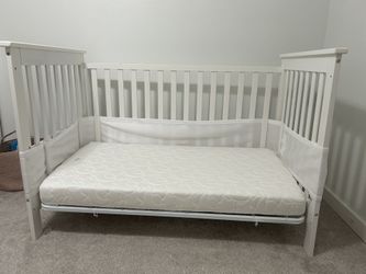 New - Crib, Mattress