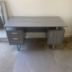 Desk With Standing Desk Converter