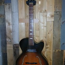 Decca Made In Japan Hollow Body Electric Guitar 