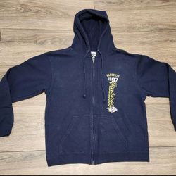 Nashville Predators Women's Zip Up Hoodie Large 