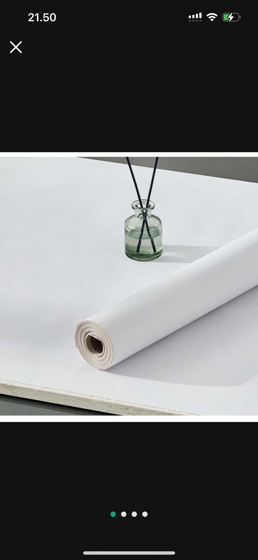 White Contact Paper Peel and Stick Wallpaper Modern Countertop Contact Paper for Cabinets and Drawers Self Adhesive Removable Kitchen Wallpaper