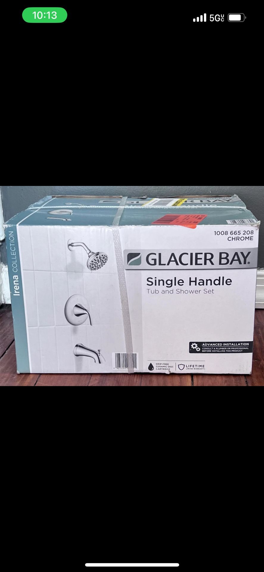 Glacier Bay Irena Single-Handle 6-Spray Tub and Shower Faucet in Polished Chrome