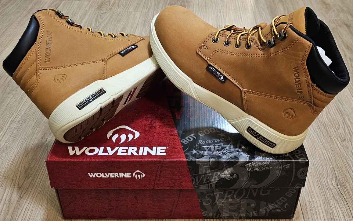 Wolverine Work Boots Size 11.5 For Men