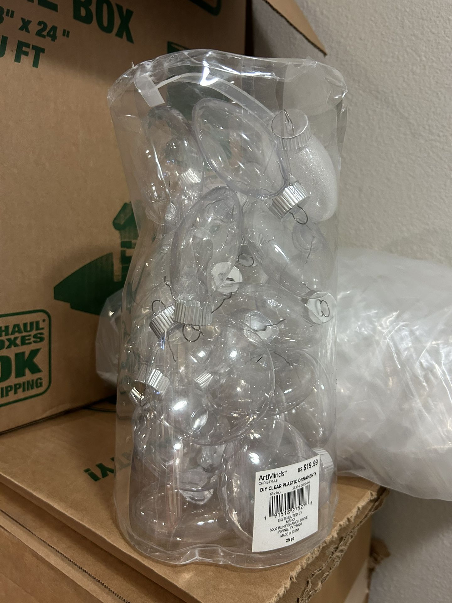 Clear Ornaments For Crafts