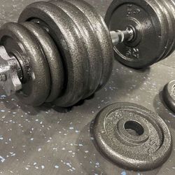 Adjustable Cast Iron Dumbbells (PAIR)