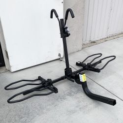 New in Box $129 (KAC) 2-Bicycle Rack for Car, SUV, Hatchback Mount for 2” Anti-Wobble Hitch, Heavy Duty Bike Carrier 