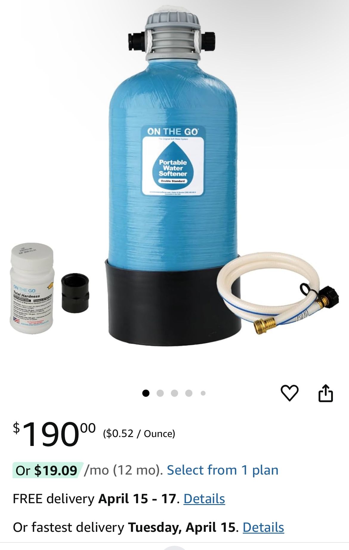 Rv Water Softner