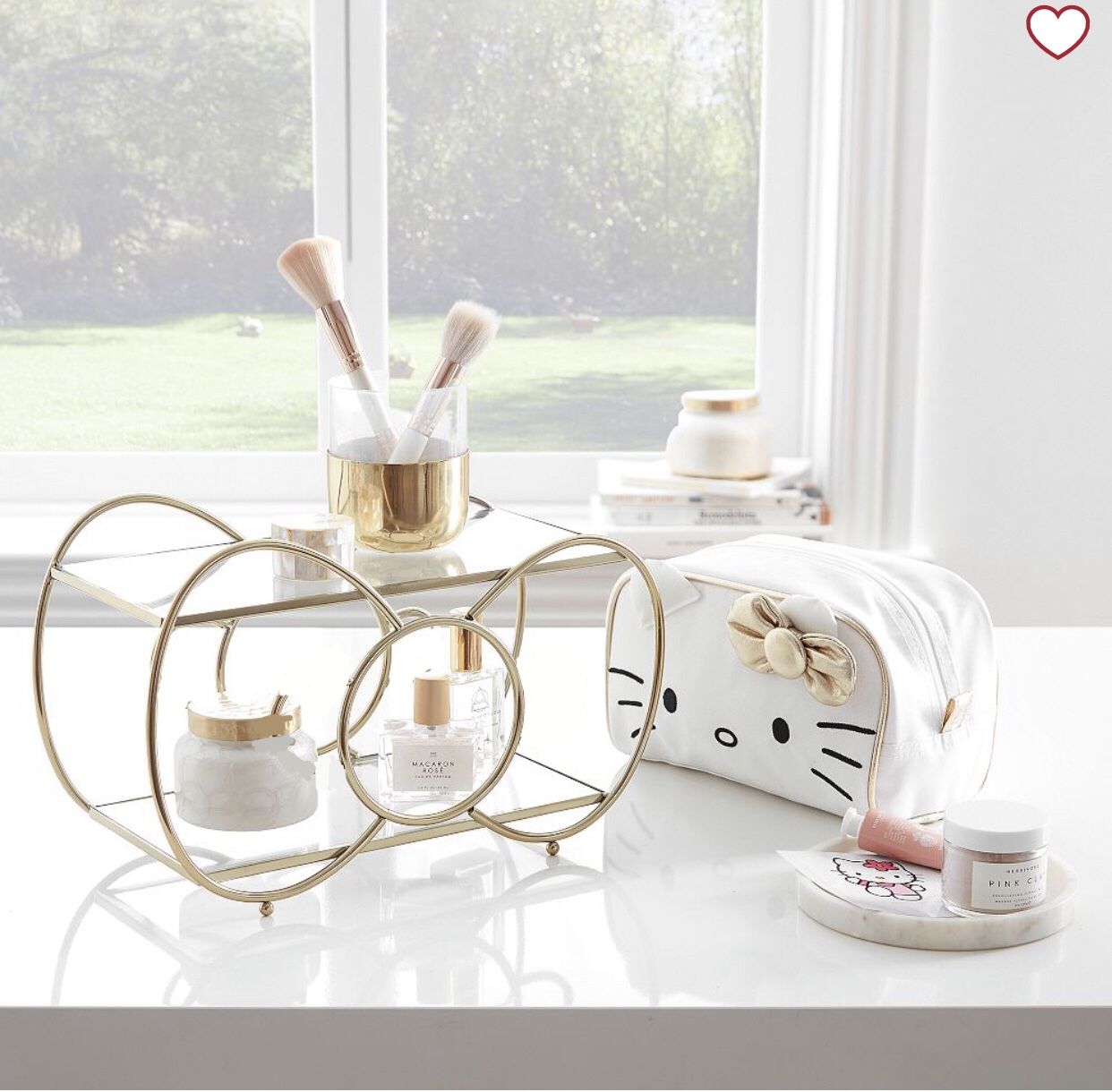 Hello Kitty TableTop Bow Shelf New