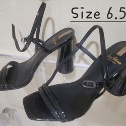 Black High Heels 6.5