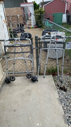 Two Walkers For The Elderly Or Injured