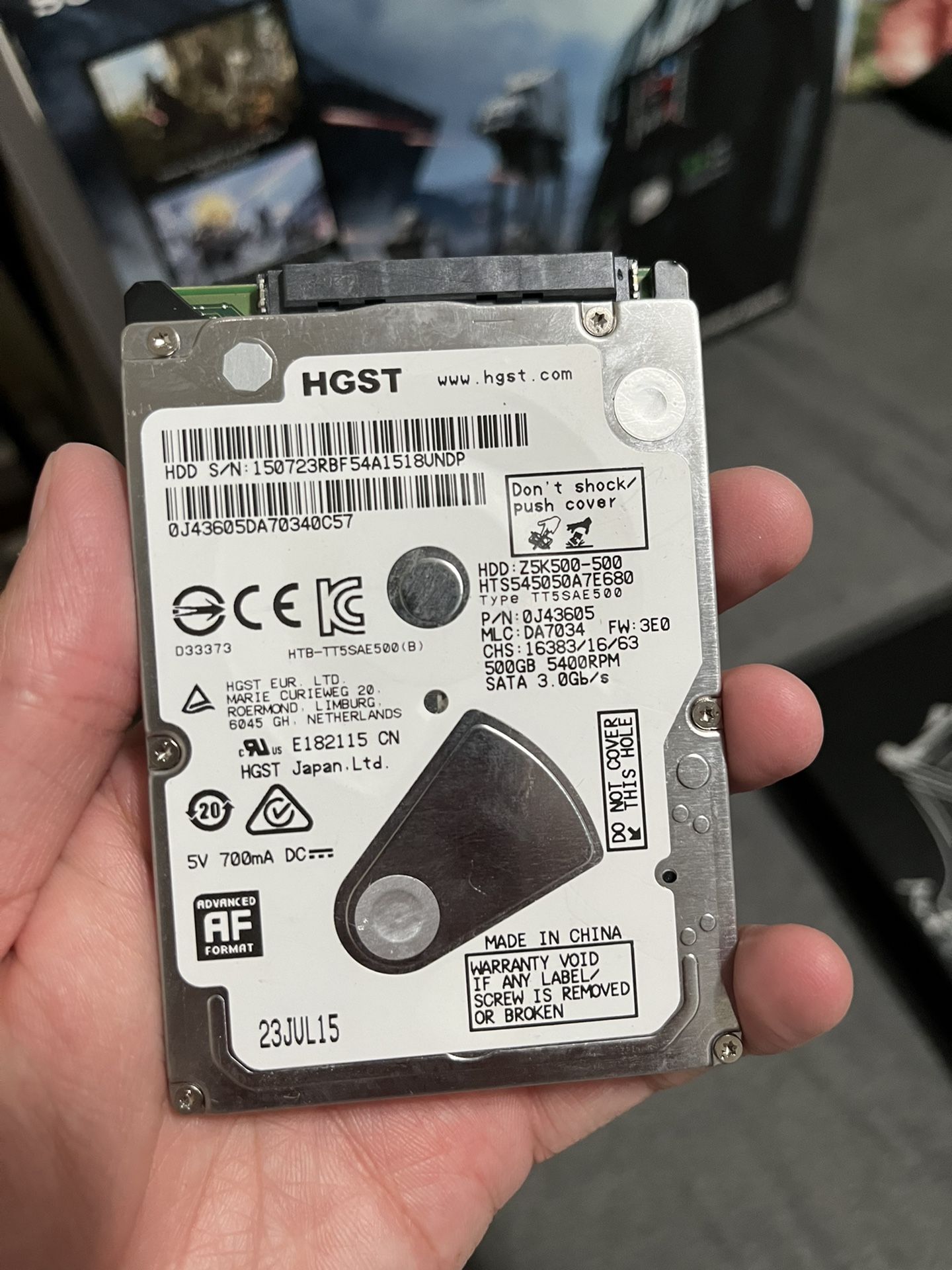 PS4 500 GB Internal HD