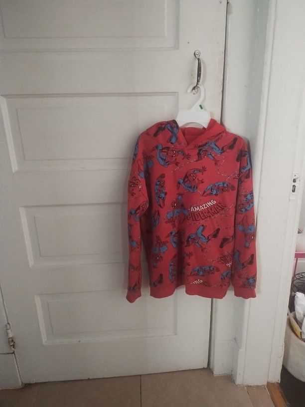 Boy's Spiderman Hoodie! (Size 12)