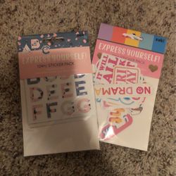 Express Your Self Stickers Both 5$