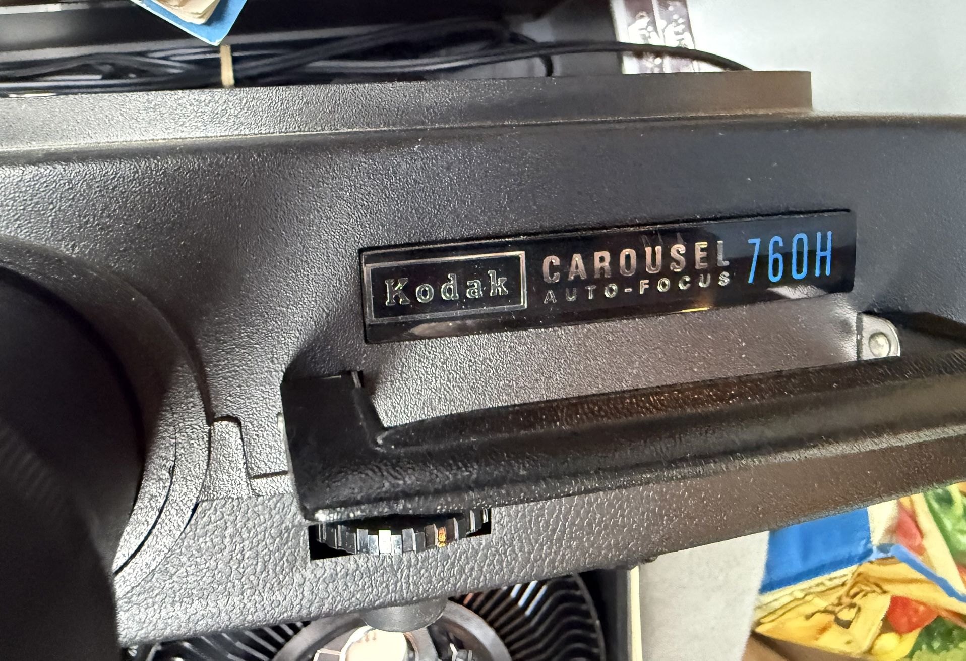 Slide Projector Carousel With Extra Tray No Remote